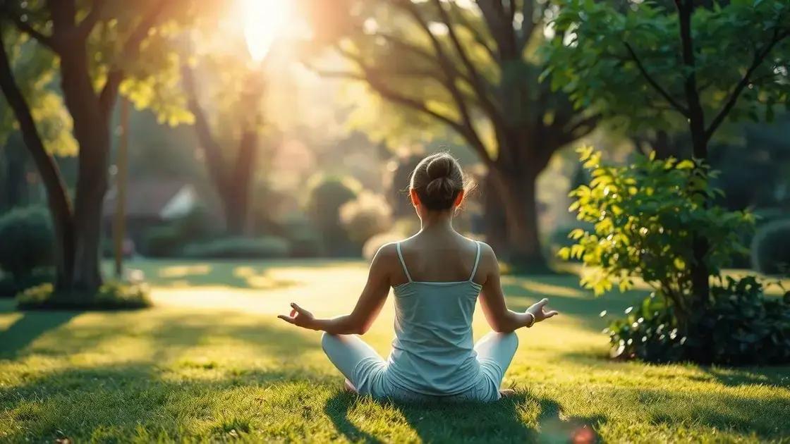 Benefits of meditation techniques for stress relief