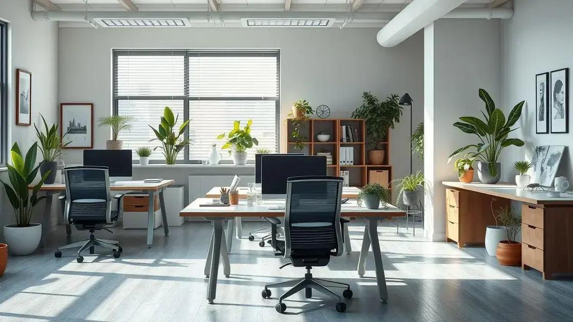 Creating a conducive workspace