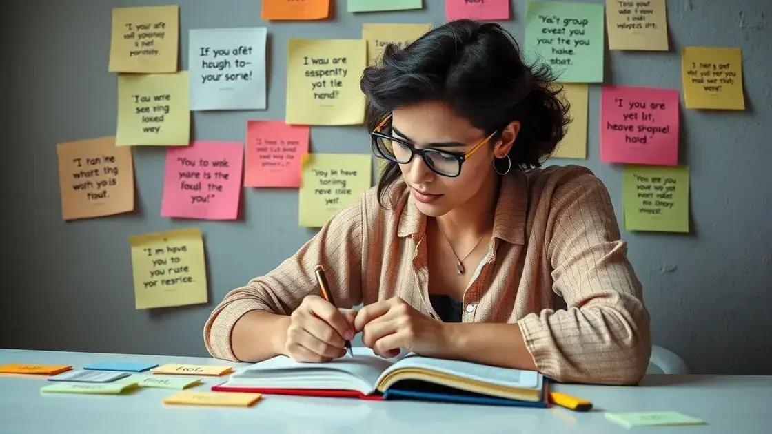 Practical exercises to improve self-esteem