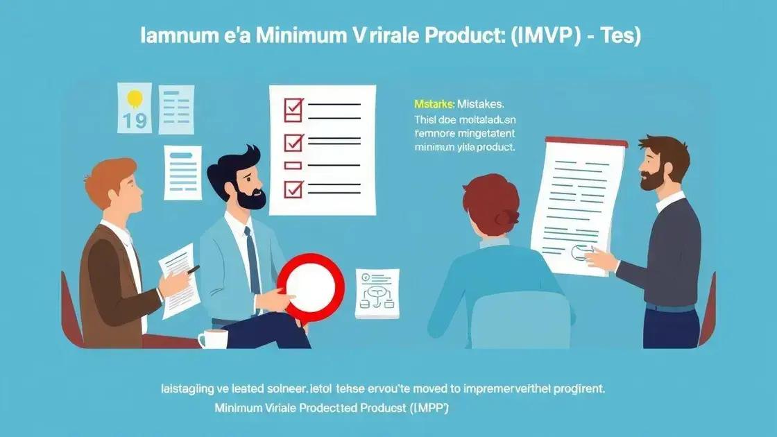 Common mistakes to avoid when launching an MVP