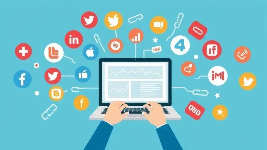 Utilizing social media for link building